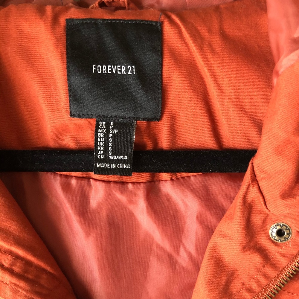 Terra-cotta Rain Jacket - Picture 4 of 4